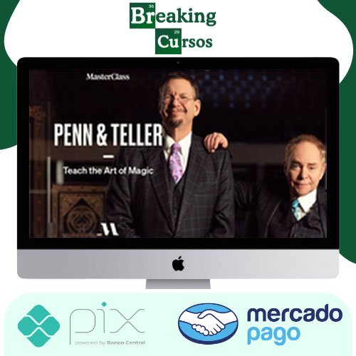 Masterclass Teach The Art Of Magic - Penn _ Teller [Inglês]