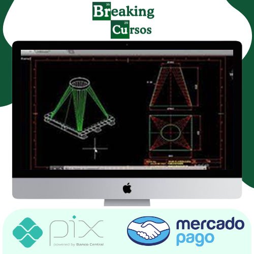 Traçado De Caldeiraria Essencial Cad 2D E 3D - Render